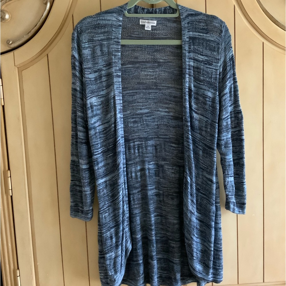 Croft & Borrow Blue lightweight Cardigan